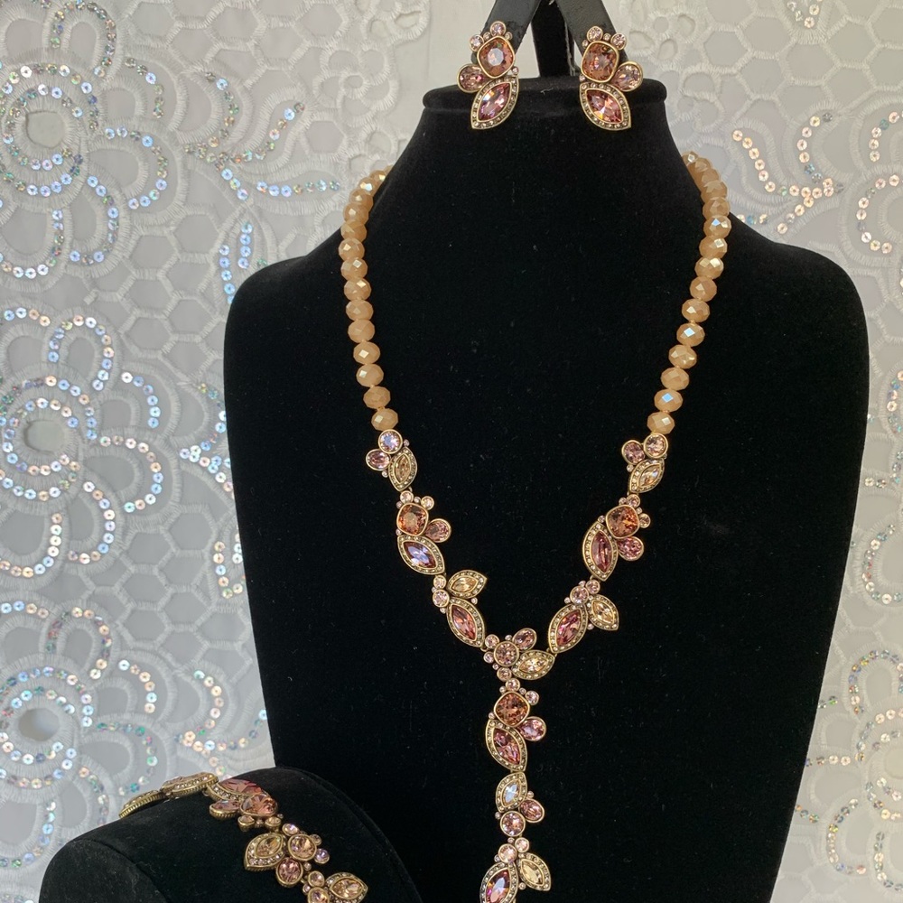 SOLD-Heidi Daus Perfect Marquise Bracelet Necklace